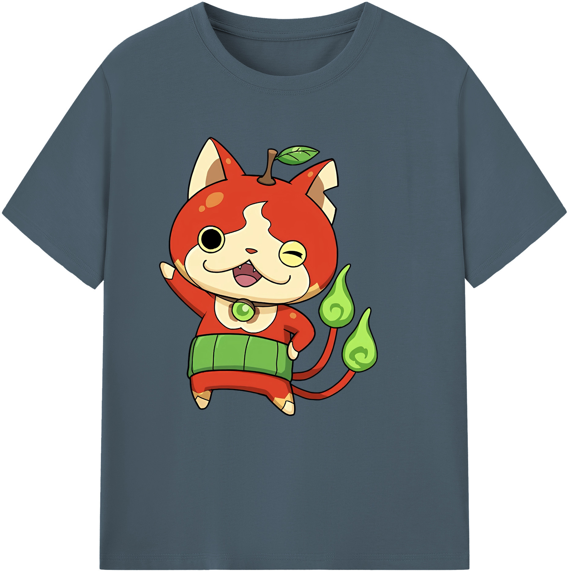 （画像用） 妖怪ウォッチ Yo-kai Watch 綿100％半袖Tシャツ（フロントプリント）
